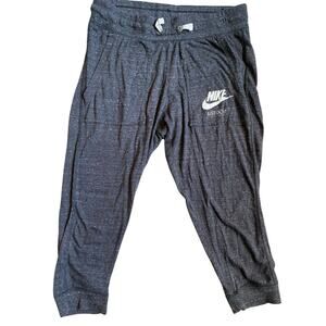Nike Sportswear Gym Sweatpants Gray Women S Vintage Cropped Athleisure Comfort